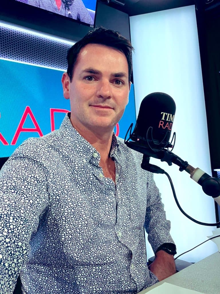Rick Kelsey broadcasting at Times Radio